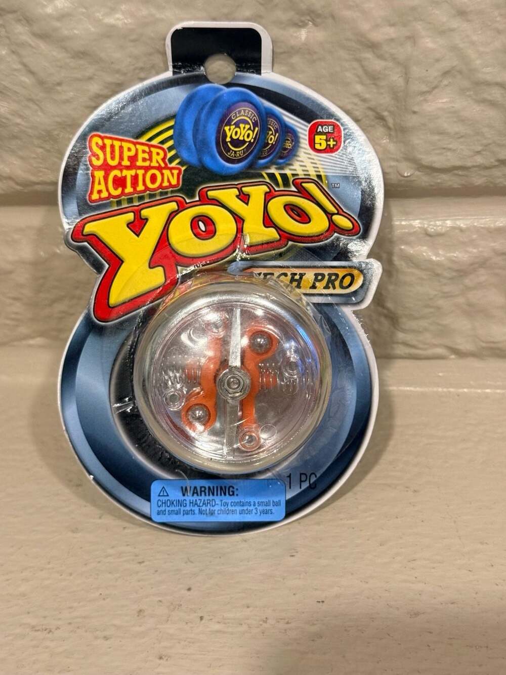 JA-RU Super Action Yo-Yo Tech Pro Clear with Orange Rim